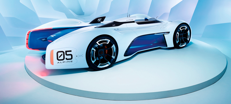 Illustration for article titled The Alpine Vision Gran Turismo Is The Most Interesting Digital Car Yet